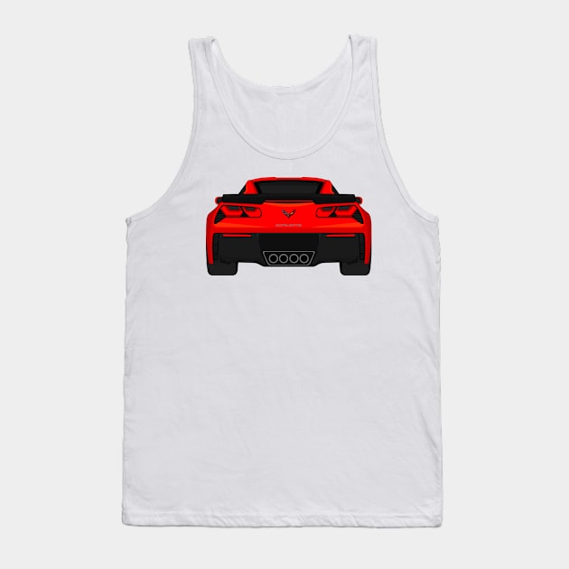 Z06 RED Tank Top by VENZ0LIC